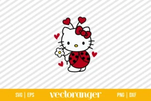 Hello Kitty Ladybug SVG