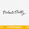 Melanie Martinez Signature SVG