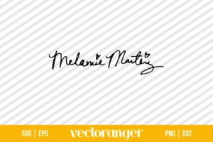 Melanie Martinez Signature SVG