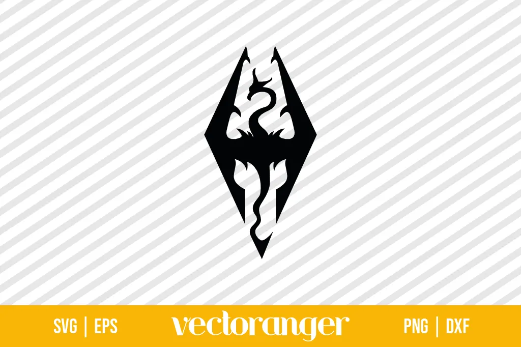 Skyrim Logo SVG 1 Skyrim Logo SVG