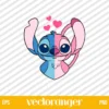 Stitch and Angel SVG
