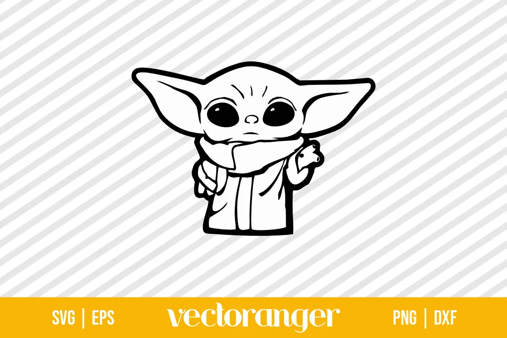 Baby Yoda SVG Free