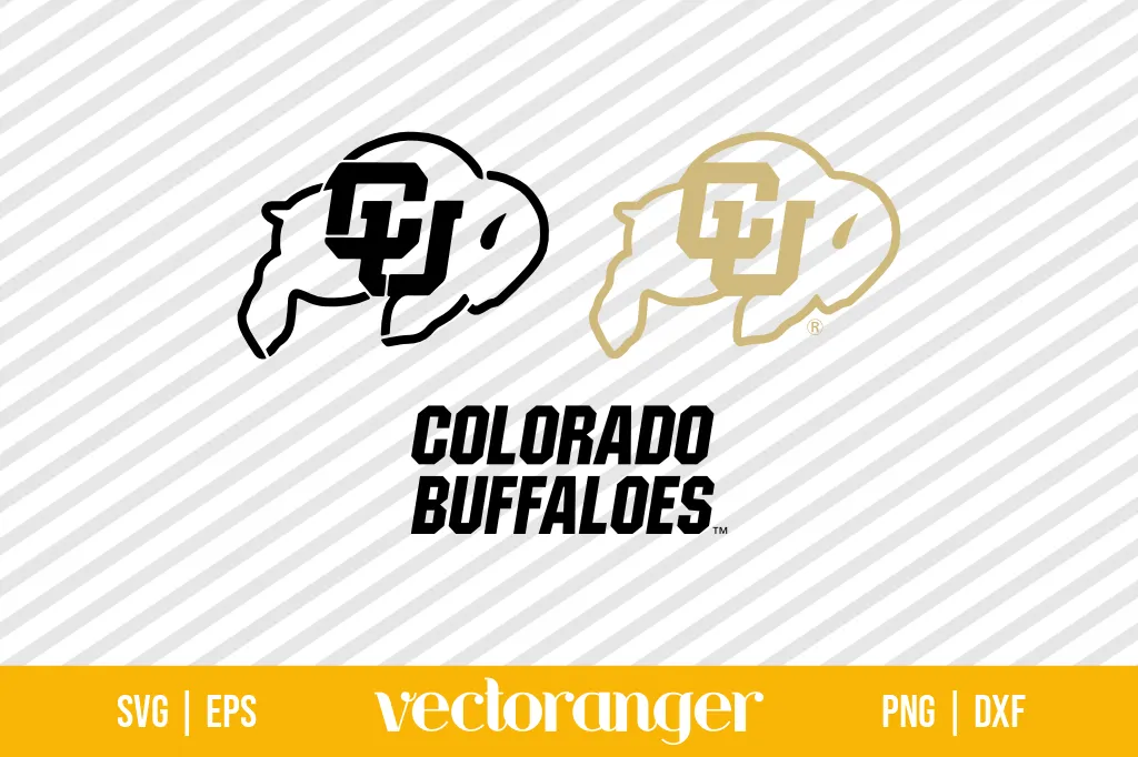 Colorado Buffaloes Logo SVG Cut FIles 1 Colorado Buffaloes Logo SVG