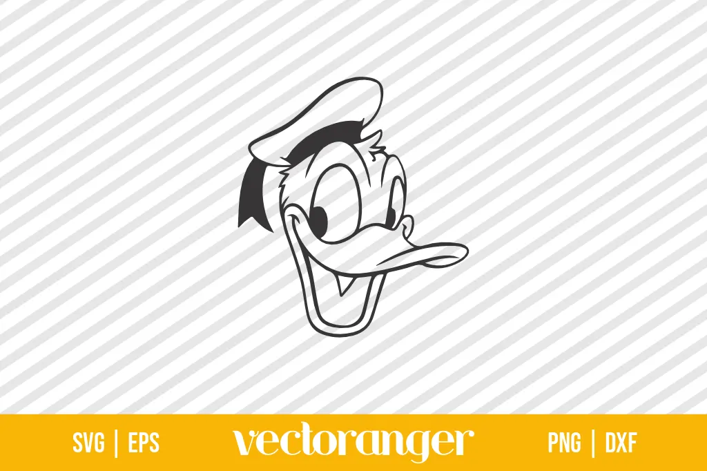 Donald Duck Face SVG Free 1 Donald Duck Face SVG Free