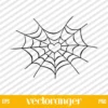 Heart Spiderweb SVG Free