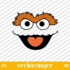 Oscar The Grouch Sesame Street SVG