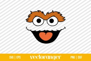 Oscar The Grouch Sesame Street SVG