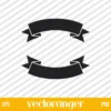 Ribbon Banner SVG Free