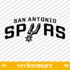 San Antonio Spurs Logo SVG Free