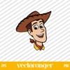 Toy Story Woody Face SVG Free