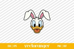 Donald Duck Easter Bunny SVG Free