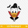 Donald Duck Vampire SVG Free