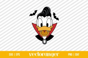 Donald Duck Vampire SVG Free