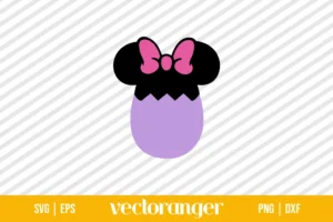 Easter Egg Minnie Mouse SVG Free