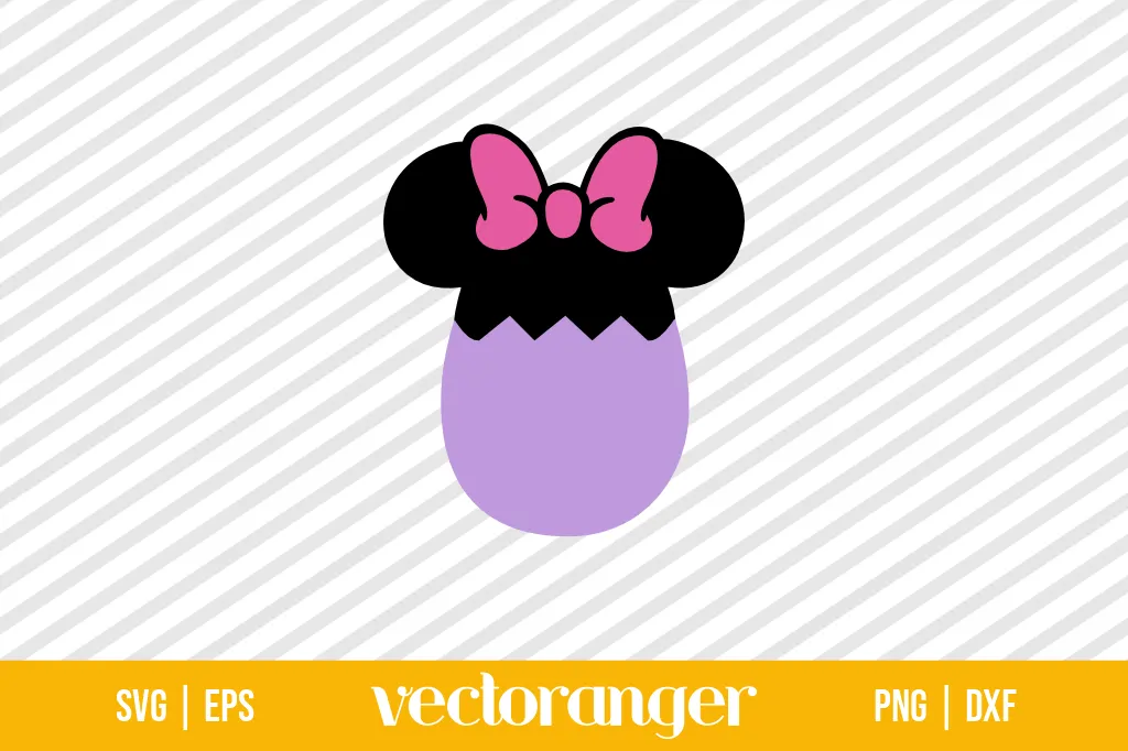 Easter Egg Minnie Mouse SVG Free 1 Easter Egg Minnie Mouse SVG Free