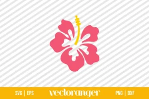 Hawaiian Flower SVG Free