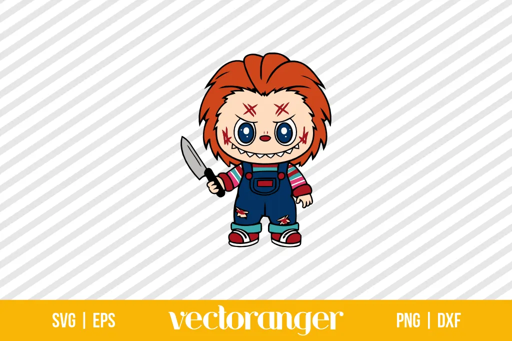 Labubu Chucky SVG Free 1 Labubu Chucky SVG Free