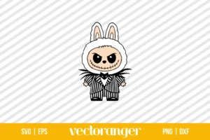 Labubu Jack Skellington SVG Free