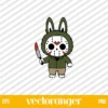 Labubu Jason Voorhees SVG Free