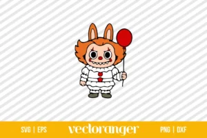 Labubu Pennywise SVG Free