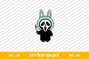 Labubu Scream SVG Free