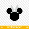 Mickey Bunny Ears SVG Free