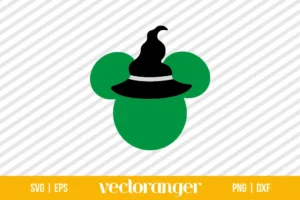 Mickey Witch SVG Free