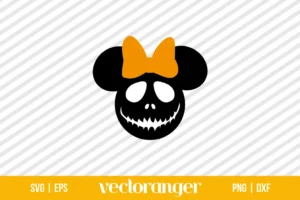 Minnie Jack Skellington SVG Free