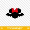 Minnie Mouse Bat SVG Free