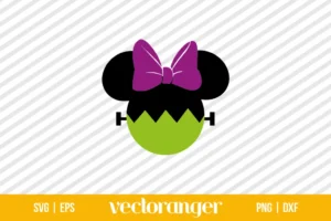 Minnie Mouse Frankenstein SVG Free