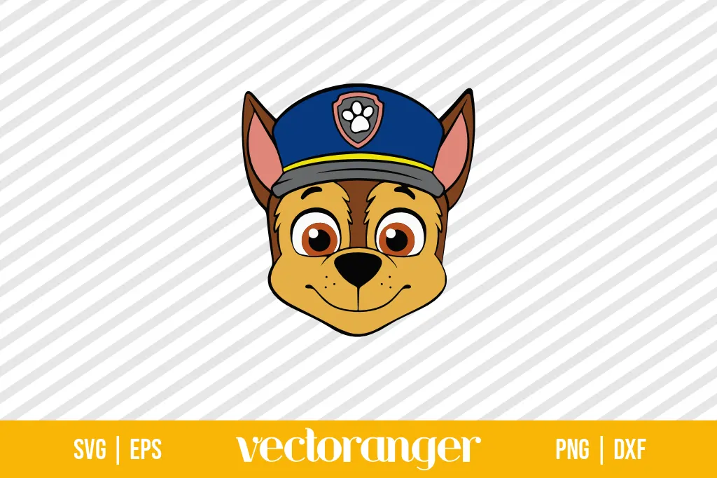 Paw Patrol Chase SVG Free 1 Paw Patrol Chase SVG Free