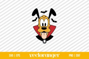 Pluto Disney Vampire SVG Free