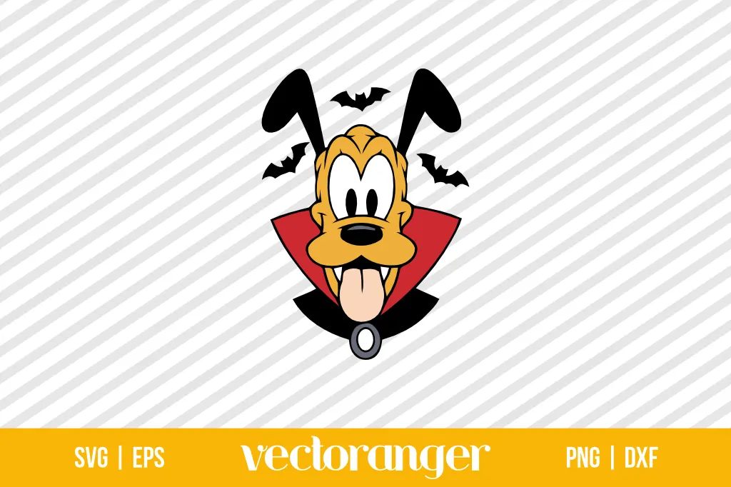 Pluto Disney Vampire SVG Free 1 Pluto Disney Vampire SVG Free