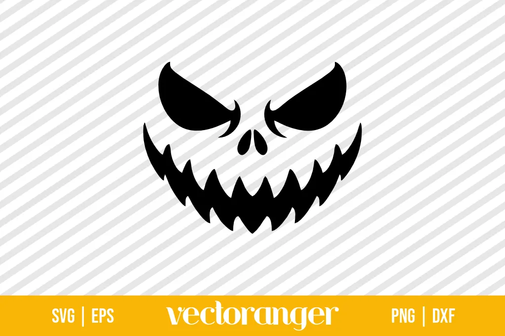 Scary Jack O Lantern Face SVG Free 1 Scary Jack O Lantern Face SVG Free