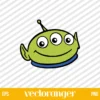 Alien Face Toy Story SVG Free