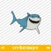 Bruce Finding Nemo SVG Free