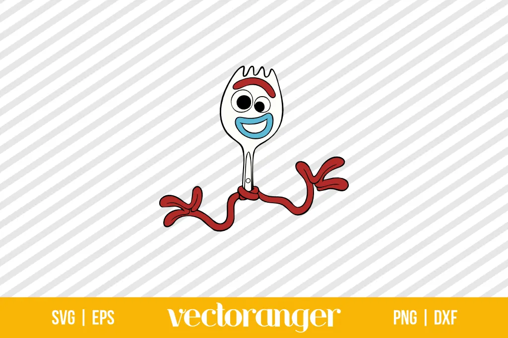 Forky Toy Story SVG Free 1 Forky Toy Story SVG Free