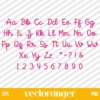 Hello Kitty Font SVG Free
