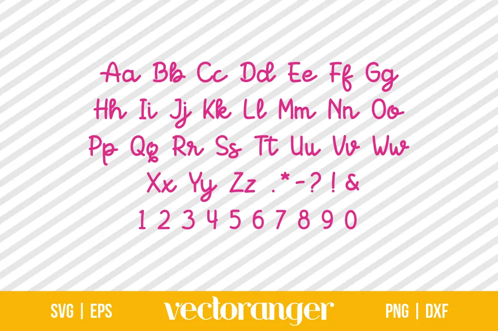 Hello Kitty Font SVG Free 1 Hello Kitty Font SVG Free