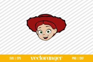 Jessie Face Toy Story SVG Free