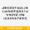 Kpop Demon Hunters Font SVG Free