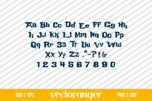 Lilo And Stitch Font SVG Free