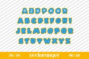 Paw Patrol Font SVG Free