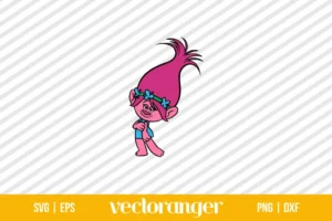 Poppy Trolls SVG Free