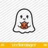 Cute Ghost Halloween SVG Free