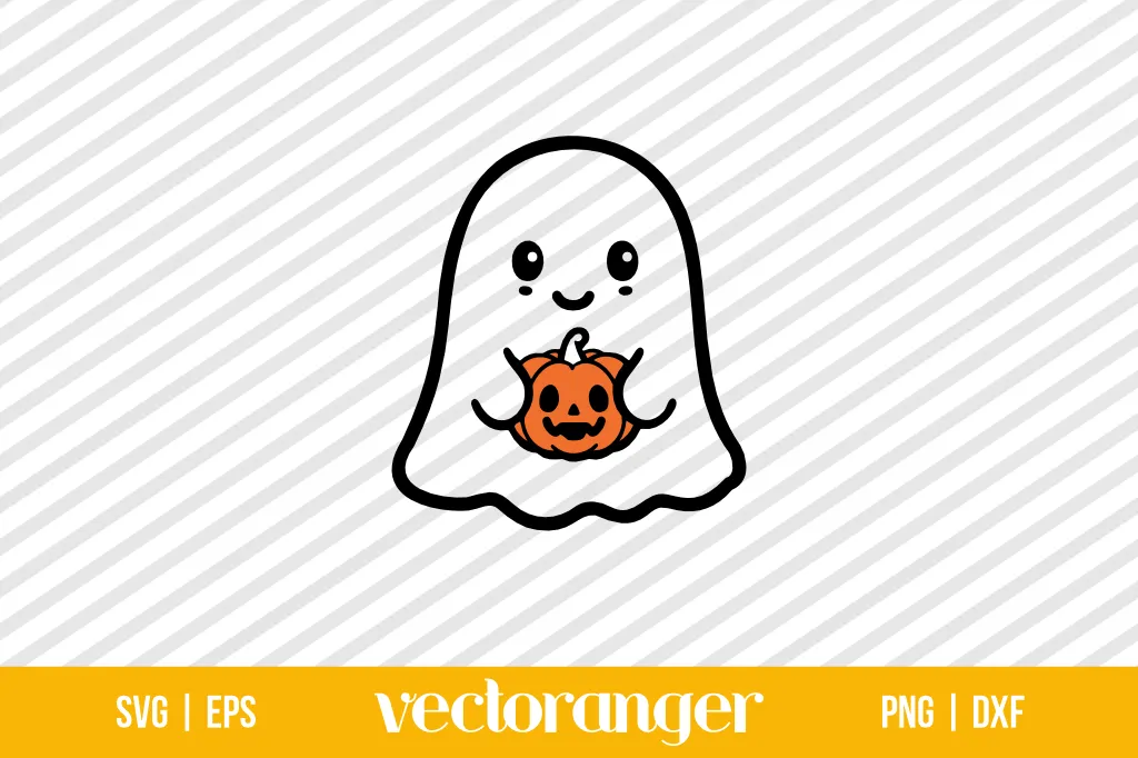 Cute Ghost Halloween SVG Free 1 Cute Ghost Halloween SVG Free