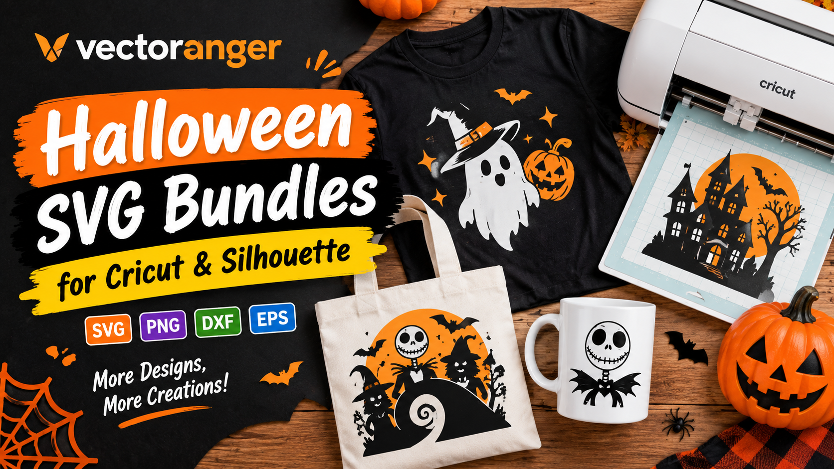 Halloween SVG Bundles for Cricut & Silhouette