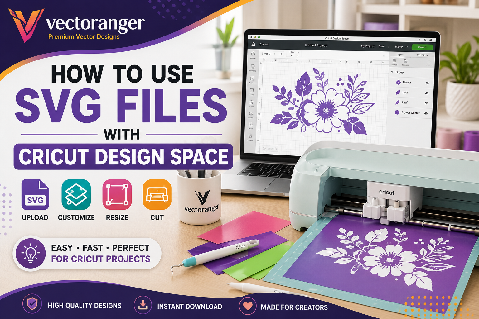 How to use SVG files with Cricut Design Space