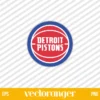 Detroit Pistons Logo SVG Free