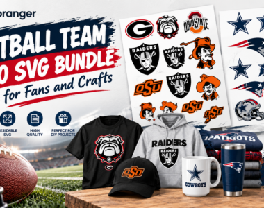 Football Team Logo SVG Bundle Ideas for Fans and Crafts